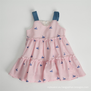 Vestido rosa para niños